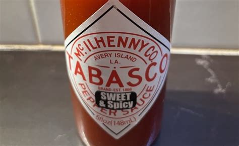 tabasco sweet and spicy review.